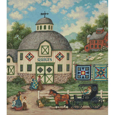 The Quilt Barn (Large Crop) (Bonnie White)
