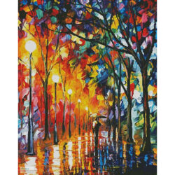 The Stroll under the Rain (Leonid Afremov)