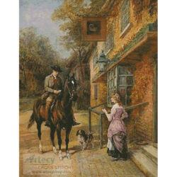 The Village Postman (Heywood Hardy)