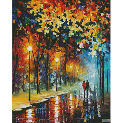 The Warmth of Friends (Large) (Leonid Afremov)