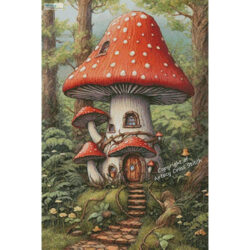 Toadstool House 1 (T Clarke using Midjourney AI)