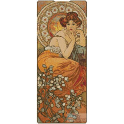Topaz (Small) (Alphonse Mucha)