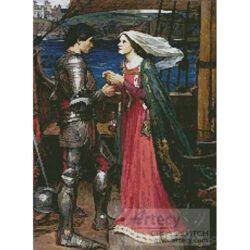 Tristan and Isolde sharing the potion (Art Renewal Centre)