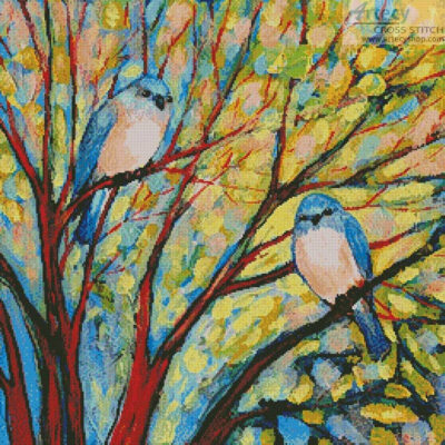 Two Bluebirds (Jennifer Lommers)
