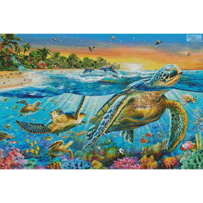 Underwater Turtles (Large) (Adrian Chesterman)
