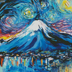 Van Gogh Never Saw Mount Fuji (Large) (Aja Trier)
