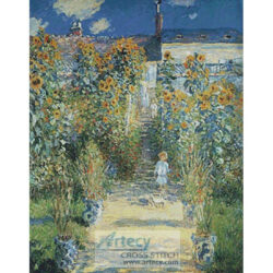 The Artists Garden at Vetheuil (Claude Monet)