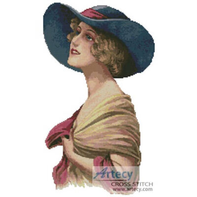 Victorian Blue Hat