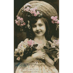 Victorian Girl and Roses (Vintagerio)