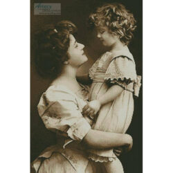 Vintage Mother and Daughter