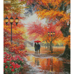 Walking in the Rain (Crop) (Abraham Hunter)