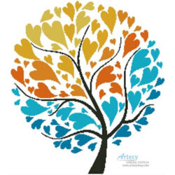 Warm and Cool Tree of Hearts 1 (Kudryashka)