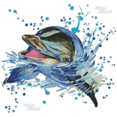 Watercolour Dolphin (Lena Faenkova)