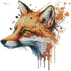 Watercolour Fox (T Clarke using Midjourney AI)