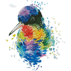 Watercolour Hummingbird (Lena Faenkova)