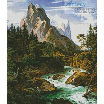 The Wetterhorn with the Reichenbachtal (Art Renewal Centre)