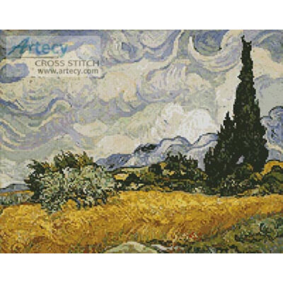 Wheatfield with Cyprusses (The Athenaeum)