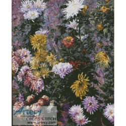 White and Yellow Chrysanthemums (Gustave Caillebotte)