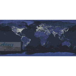 Whole Earth at Night Panorama (Marc Imhoff of NASA GSFC and Christopher Elvidge of NOAA NGDC)