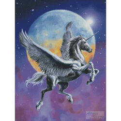 Winged Unicorn in Moonlight (Lorenzo Tempesta)
