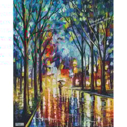 Winter Alley (Large) (Leonid Afremov)