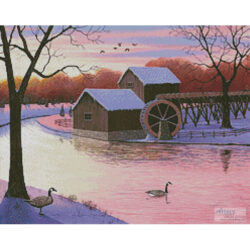 Winter at the Old Grist Mill (Mike Bennett)