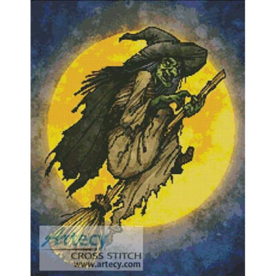 Witch on a Broom (www.liquidlibrary.com)
