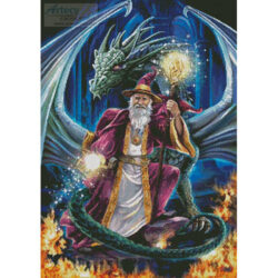 Wizard with Dragon (Daniela Pirola, licensed through Interlitho Licensing)