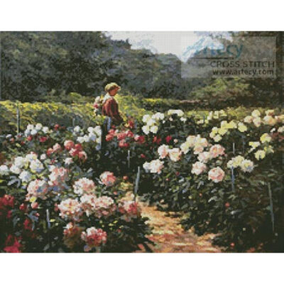Woman in a Garden (Abbott Fuller Graves)