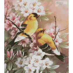 Yellow Finches (Crop) (T. C. Chiu)