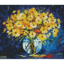 Yellow on Blue (Large) (Leonid Afremov)