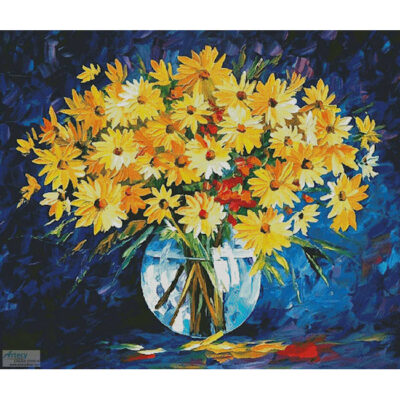 Yellow on Blue (Large) (Leonid Afremov)