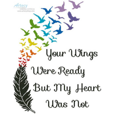 Your Wings (Rainbow) (amourfou - vectorstock)