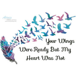 Your Wings (Watercolour 2) (amourfou - vectorstock)