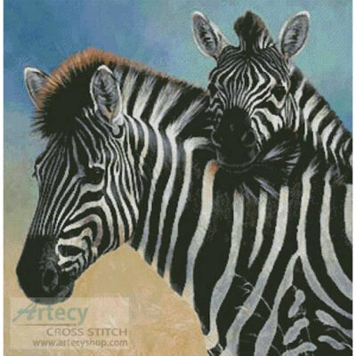 Zebra and Foal (Joni Johnson Godsy and Cypress Fine Art Licensing www)