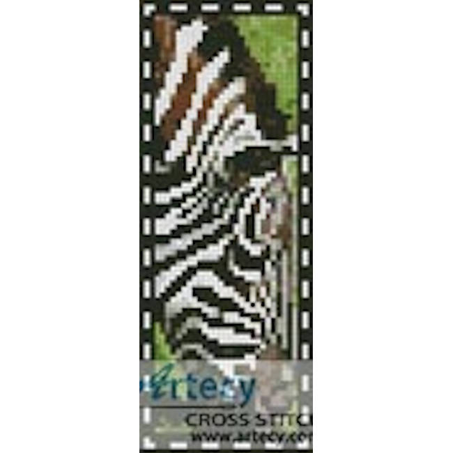 Zebra Eating Bookmark (Michael Ponton)