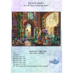 Botanical Gardens (Rose Cat Khan/PFC) - 25 count EC ready-to-ship kit (PDF included)