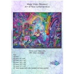 Magic Study (Rainbow) (Rose Cat Khan/PFC) - 25 count EC ready-to-ship kit (PDF included)