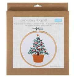 Embroidery Kit with Hoop: Mini: Tree