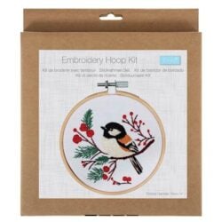 Embroidery Kit with Hoop: Mini: Bird