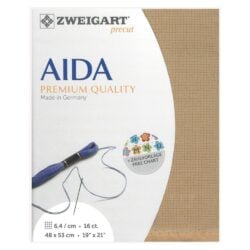 16 count Aida (Antique Brown)