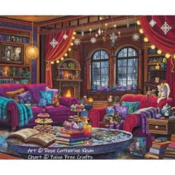 Winter Snowflake Reading Haven (Rose Catherine Khan)