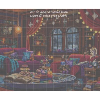 Winter Snowflake Reading Haven (Rose Catherine Khan)