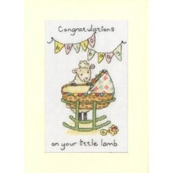 Greeting Card - Little Lamb (Bothy Threads)