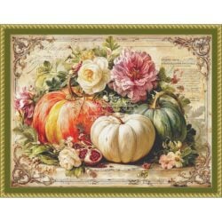 Autumn Rustic Pumpkins - (Unique Art Factory)