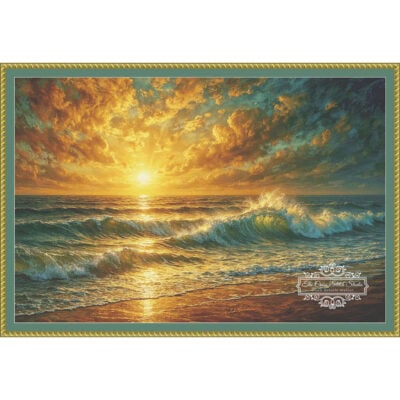 BeachSunrise-900x595-v7.2-FRAMED Beach Sunrise - (Heather Duncan)