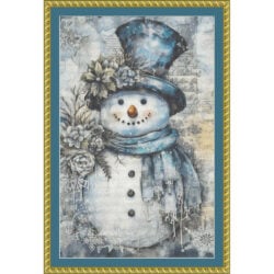 Blue Snowman - (Modernista Print Shop)