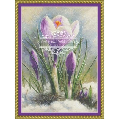 CrocusInTheSnow-325x455-v7.2-FRAMED Crocus in the Snow - (Fantasy Digitals)