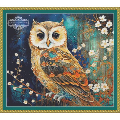 FantasyOwl-525x455-v7.1-FRAMED Fantasy Owl - (Mayflower)