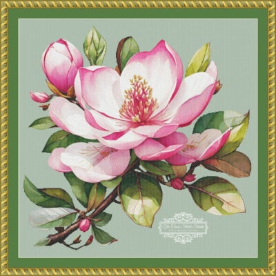 PinkMagnolia-400x400-v7.2-FRAMED Pink Magnolia - (Anders Eismann)